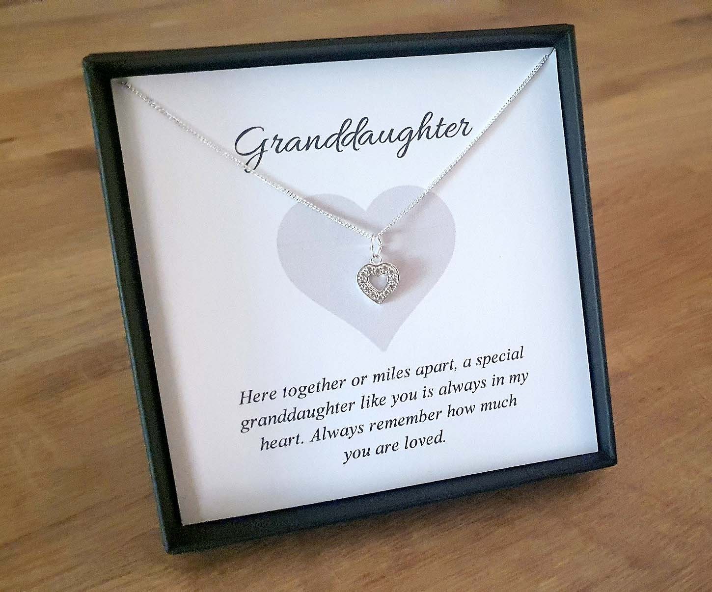To My Granddaughter Necklace from Grandpa, Special Granddaughter Gifts in  2023 | Granddaughter gift, Granddaughter necklace, Stunning necklace