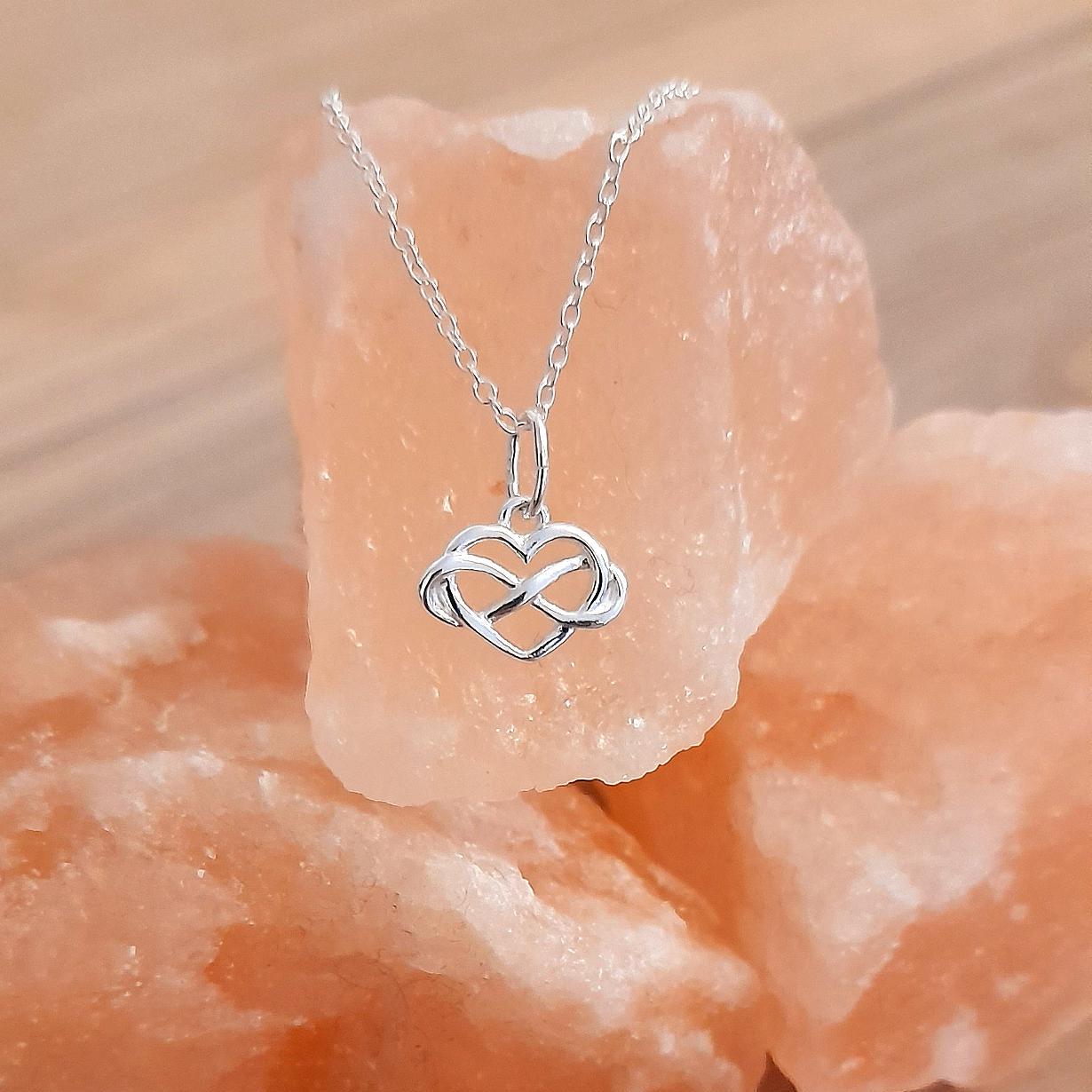 Collana Con Cuore Infinito In Argento Per Figlia, Nipote O Ragazza – Regalo Per Compleanno, Laurea, Natale - 4