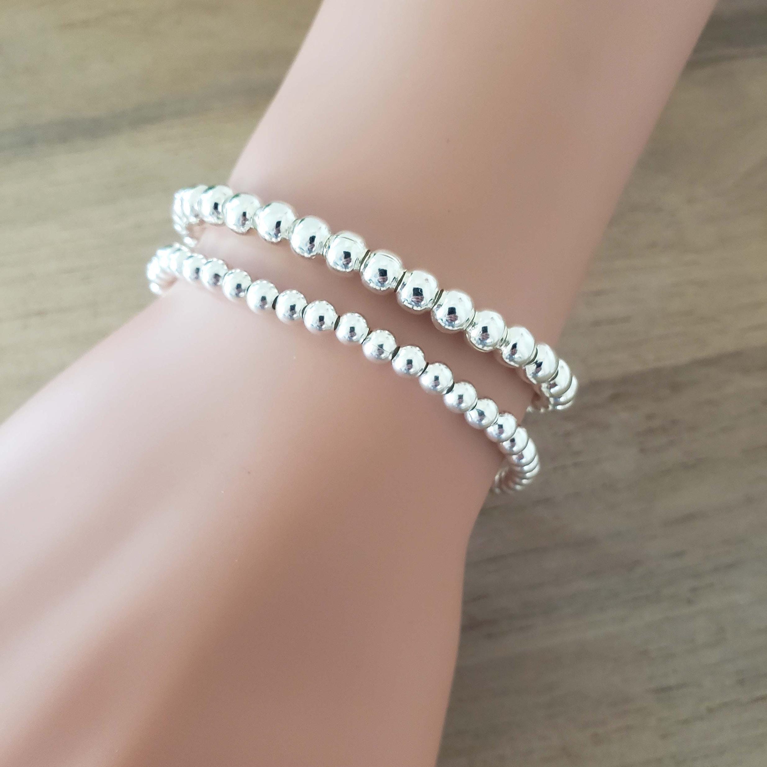 Braccialetto Elastico Per 21° Compleanno Con Ciondoli In Cristallo – Gioiello Donna In Argento Placcato, Regalo Con Confezione Lussuosa - 5