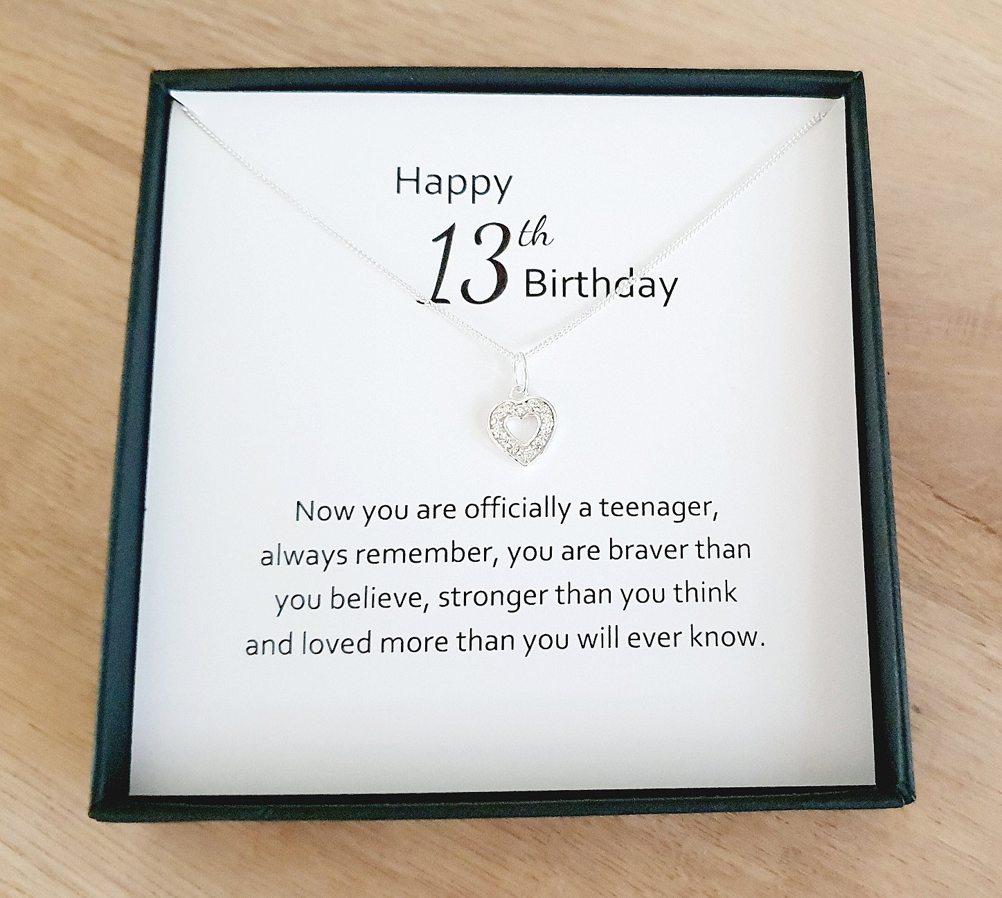 Happy 13th Birthday Necklace – Artic Angel