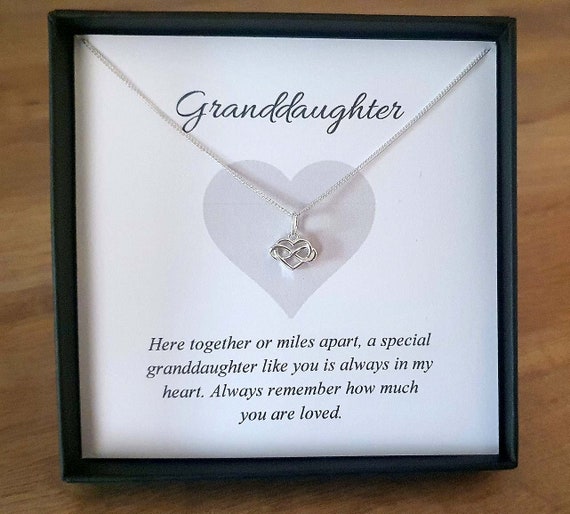 Pride and Joy Gift for Granddaughter Card and Necklace | Blue Spruce Market