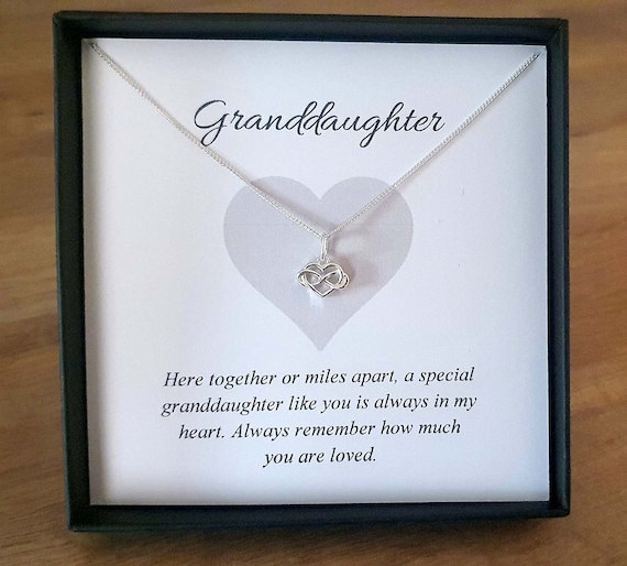 Pride and Joy Gift for Granddaughter Card and Necklace | Blue Spruce Market