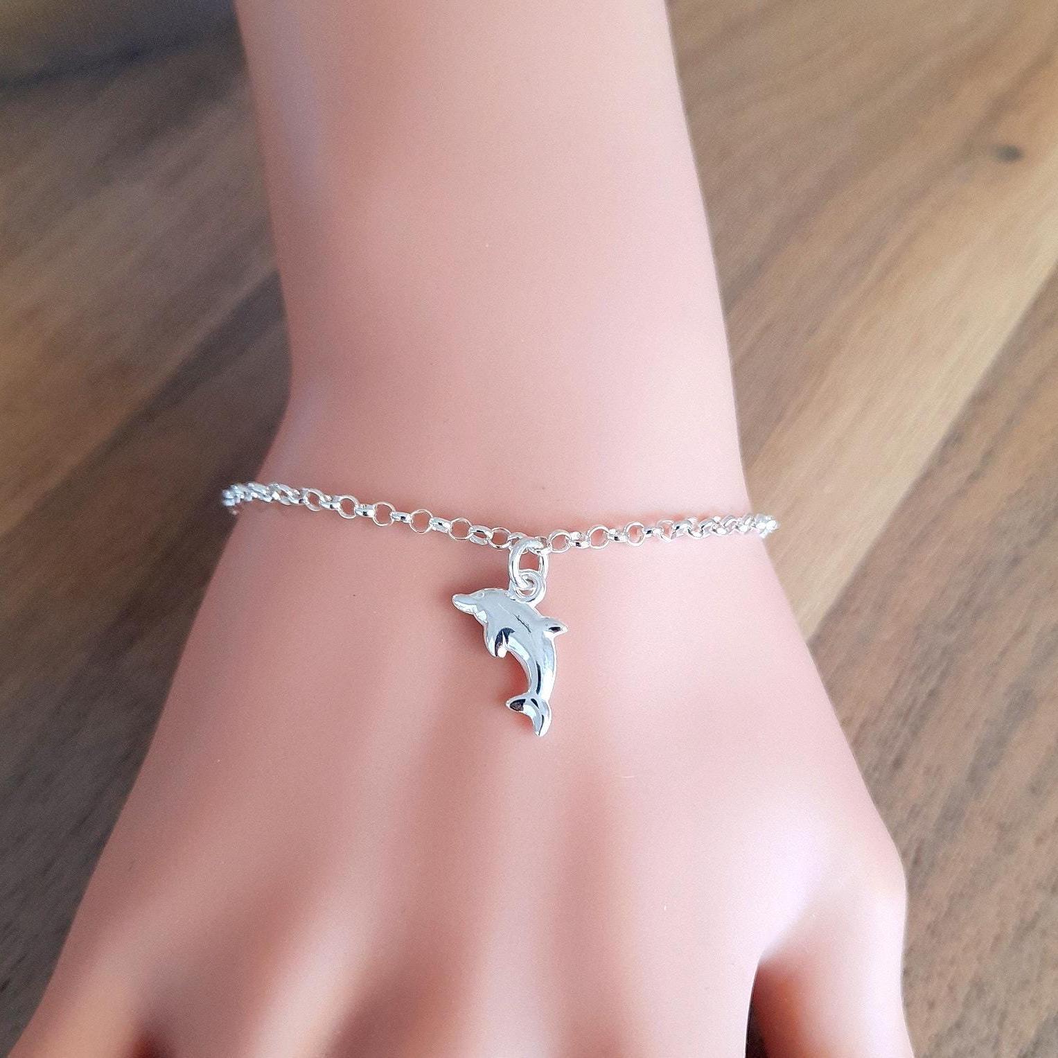 Bracciale Donna In Argento 925 Con Delfino VENACOLY - Regalo Con Astuccio E Panno