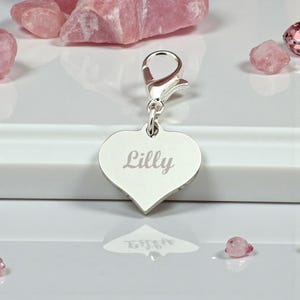 Personalised Engraved Godmother Charm | Lobster Clasp | Christening Keepsake Gift image 3
