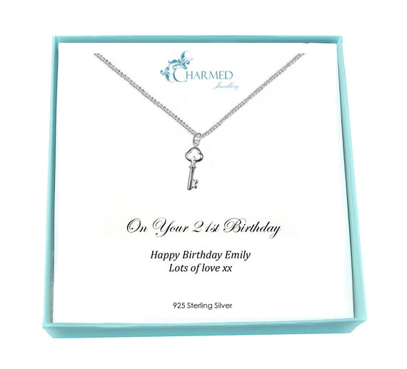 21st birthday necklace tiffany