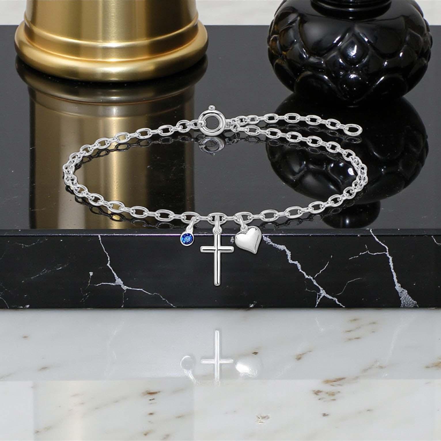 Pulsera Pandora Corazón Centellante Plata 925 +kit De Regalo Plateado 10 Cm 17 Cm