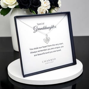 Granddaughter Gift | Sterling Silver Infinity Knot Necklace | Personalised Jewellery Gift
