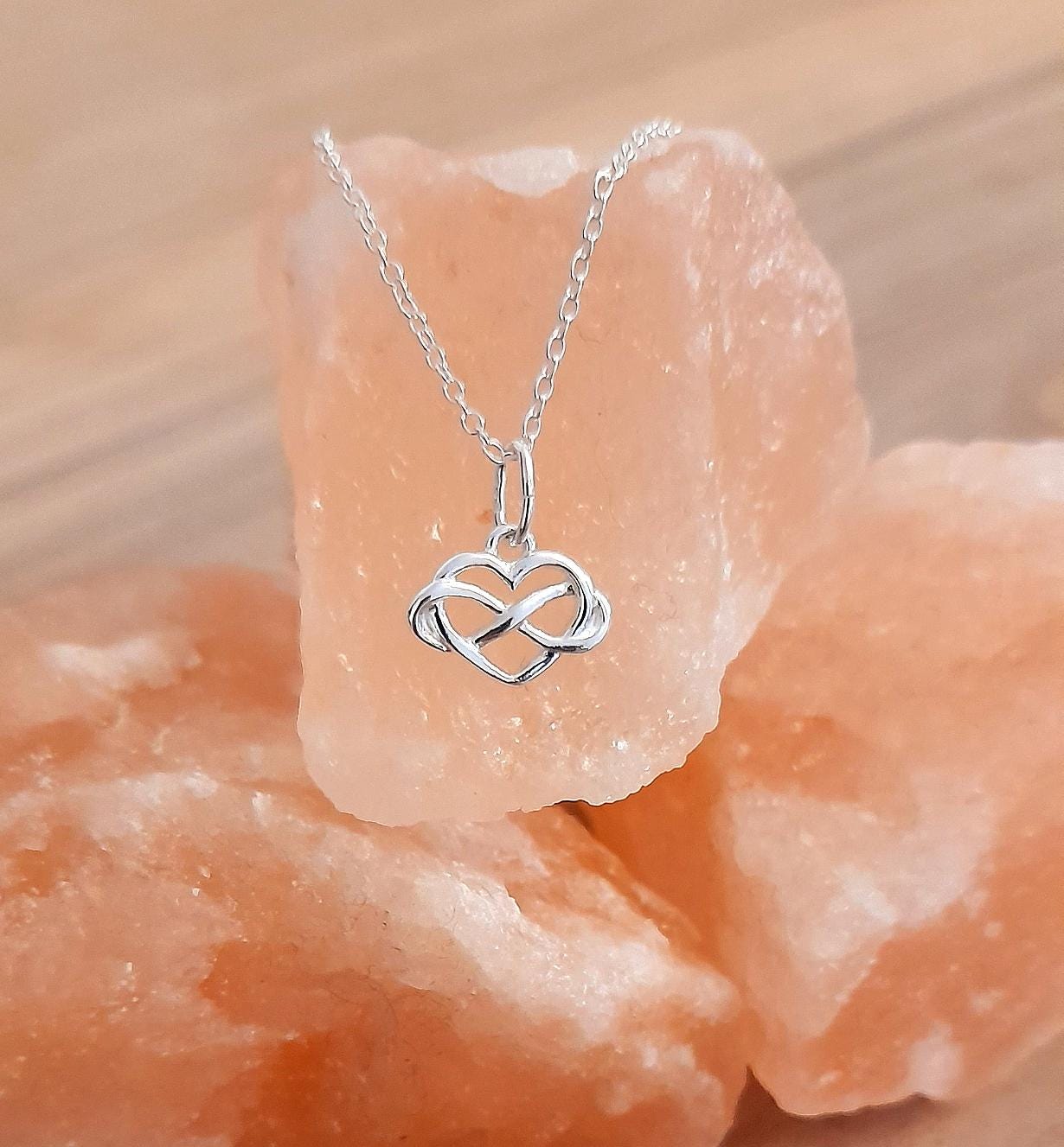 Collana a catena con ciondolo amore infino in oro 14 carati placcato argento sterling 925 per regalo di festa di nozze di gioielleria raffinata da donna  36