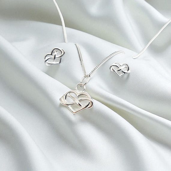Collier Infini Cœur En Argent – Avec Bracelet Assorti – Cadeau Amour – Boîte Cadeau Incluse - 9