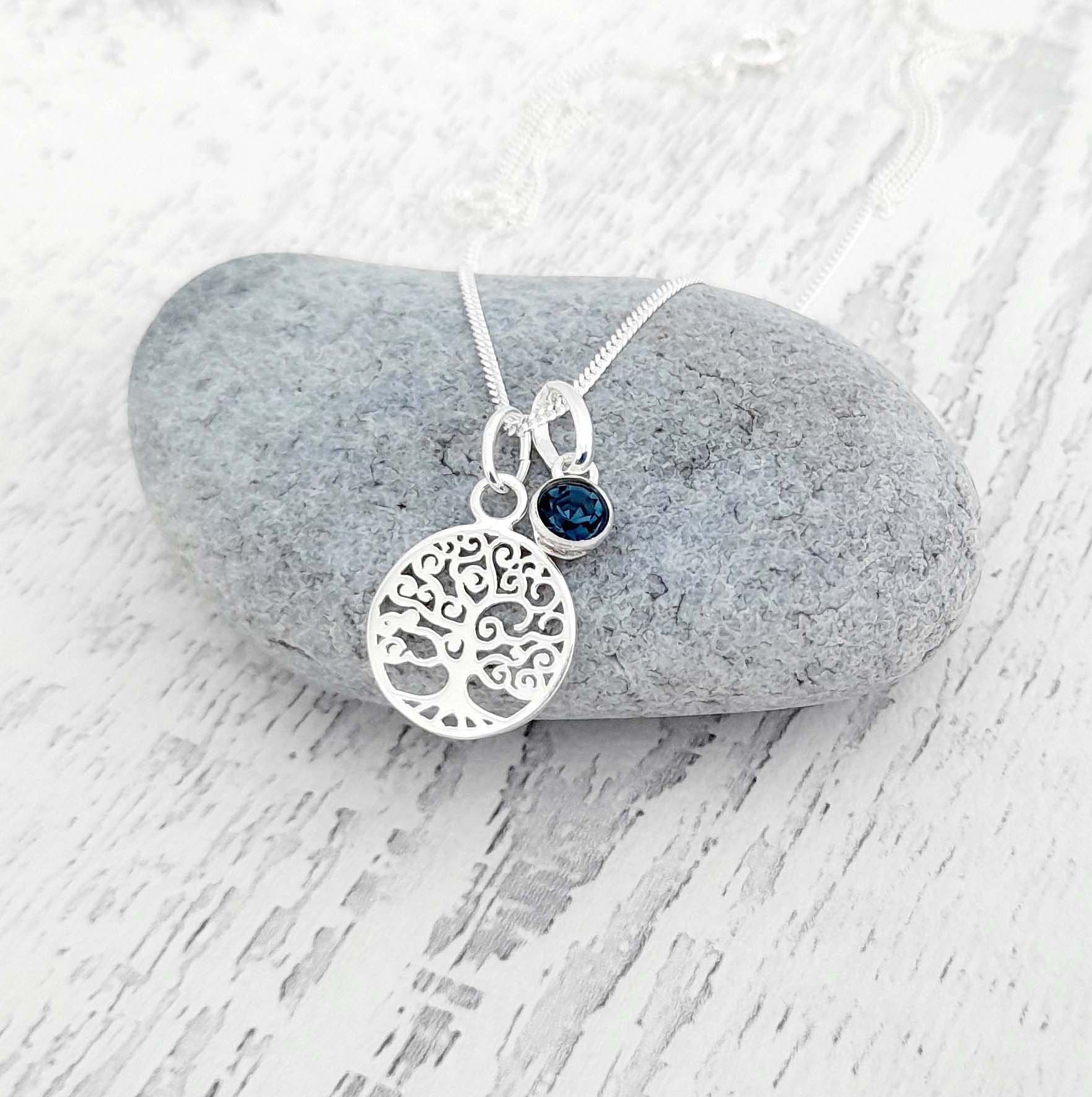 URONE Collana Albero Della Vita In Argento 925 Con Ciondolo E Catena - Regalo Con Scatola E Panno - Senza Nichel - Gioiello Significativo