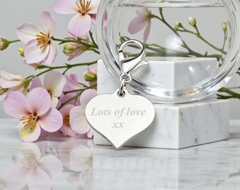 Personalised Engraved Milestone Birthday Charm | 18 21 30 40 50 60