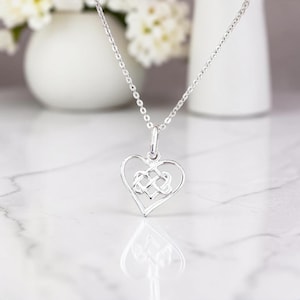 Granddaughter Gift | Sterling Silver Infinity Knot Necklace | Personalised Jewellery Gift