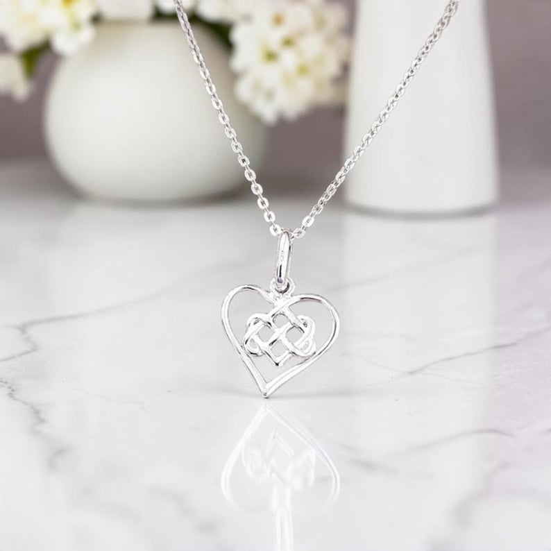 Granddaughter Gift | Sterling Silver Infinity Knot Necklace | Personalised Jewellery Gift