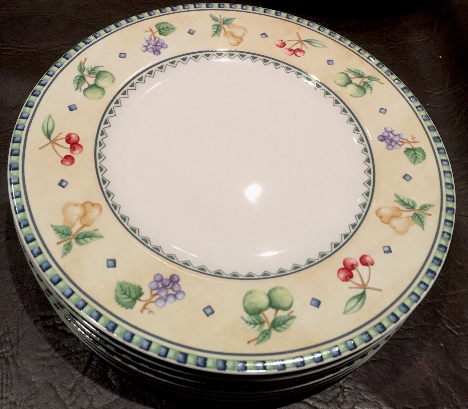 Coventry PTS orchard Fruits 6 DINNER PLATES Etsy