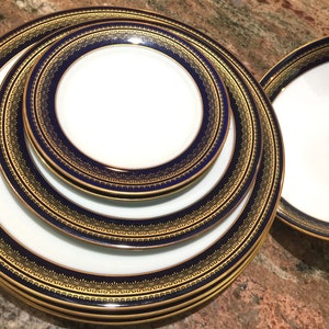 Noritake &quot;Vienna&quot; (3) DINNER, SALAD Plate, Soup Bowl, (2) Bread Plates