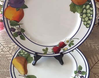 Lenox "Fruit Groves" Casual Images (4) DINNER PLATES