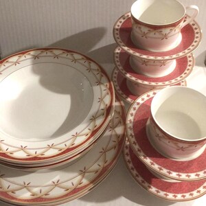Mikasa ""Berry Delight" Dinner, Soup, Cups & Saucers