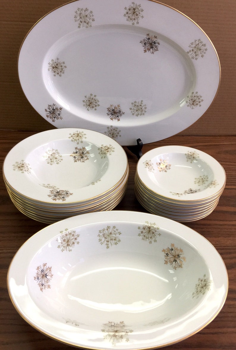snowflake dinner set