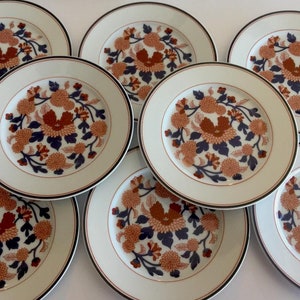 Fitz & Floyd &quot;Mandarin Garden&quot; (8) BREAD PLATES
