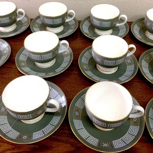 Wedgwood &quot;Asia&quot; 12 Sets CUP & SAUCERS
