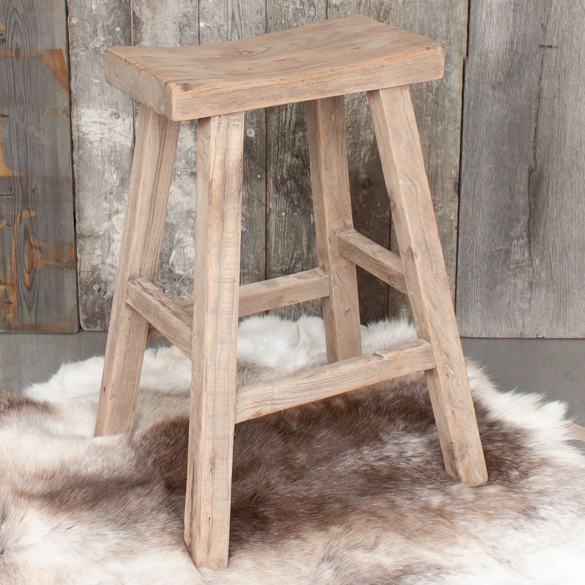 Vintage Wooden Stool Kitchen Stool Kitchen Bar Stools - Etsy UK