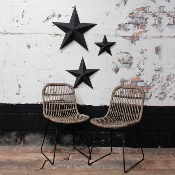 Vintage Black Amish Barn Stars Home Decor House Warming - Etsy