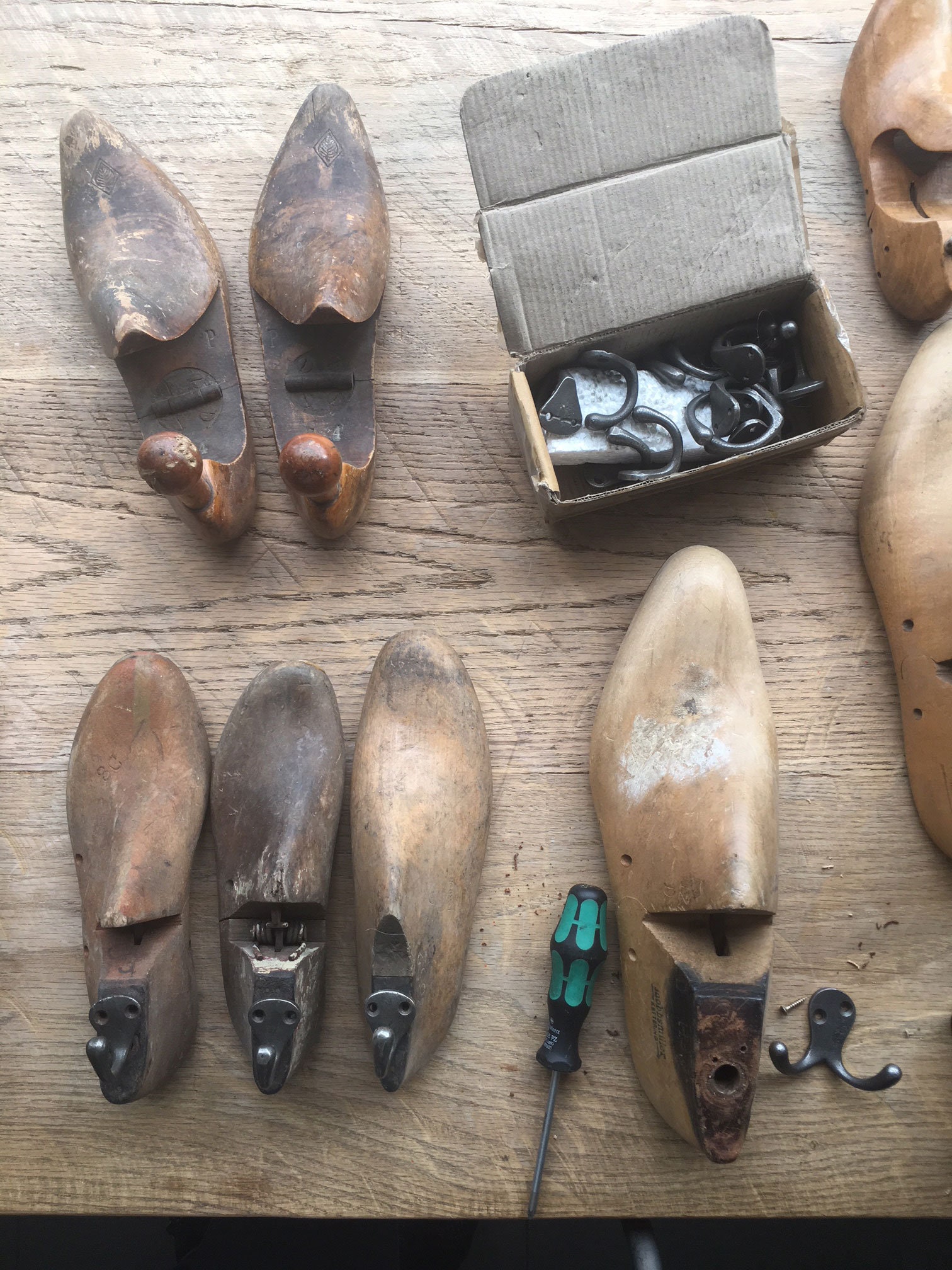 Vintage Wooden Shoe Last Hook - Etsy UK
