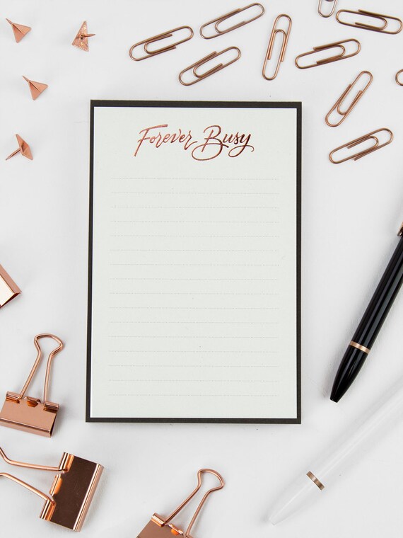 gold office supplies set