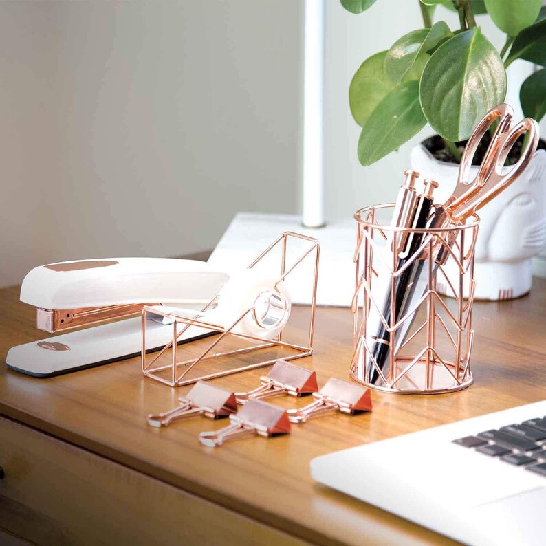 U Brands Rose Gold Desk Accessories Image 0