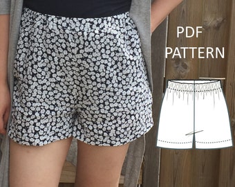 Shorts Pattern Etsy