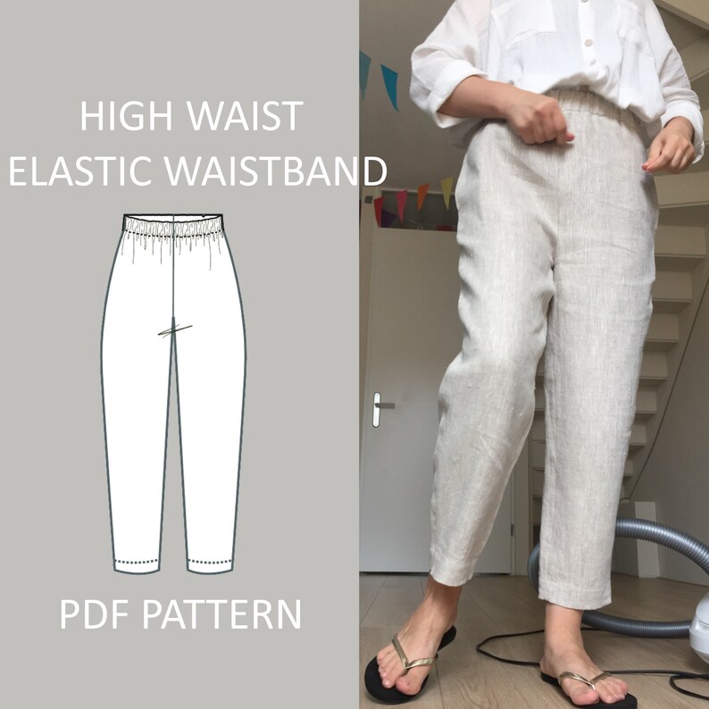 linen trousers size 22