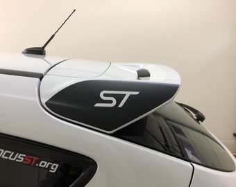 Ford Focus ST Wing Decals - Vinyl Overlays - Customizable