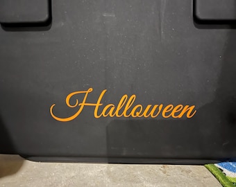 Holiday and Storage Tote Labels