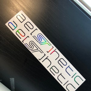 Ae[st]hetic Club Logo Vinyl Decal