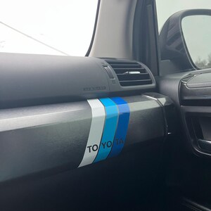 Toyota Triple Three Stripe 5th Gen 4Runner Dash Stripes