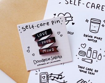 Love Your Mind Self-Care Hard Enamel Pin