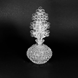 Vintage EAPG Hobnail Perfume Bottle with Stopper.