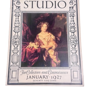 International Studio For Collectors And Connoisseurs Magazine Jan 1927