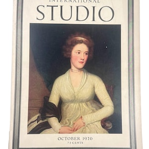 Oct 1926 issue of International Studio Magazine art magazine
