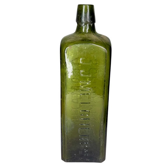 RARE Antique 1870's-80's J J Melchers Aromatic Schnapps Schiedam