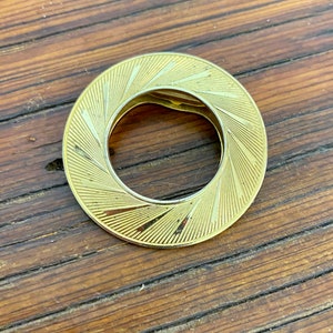 Vintage Gold Tone Scarf Pin