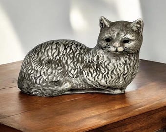 ヴィンテージ石膏猫像 - Etsy 日本