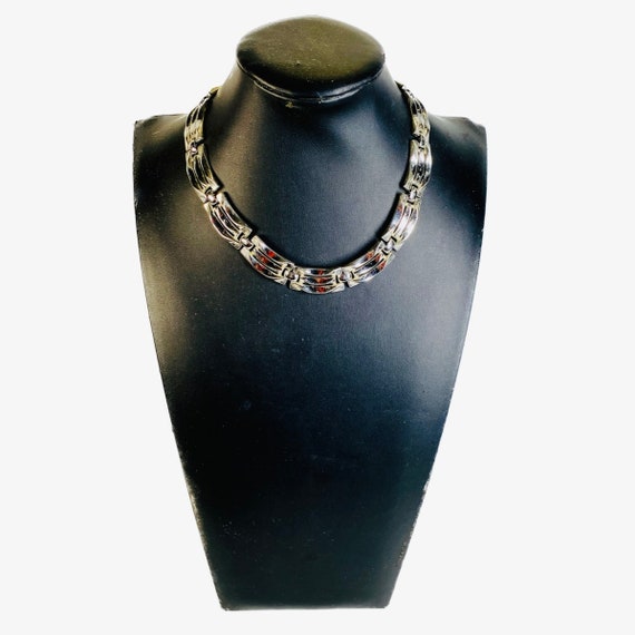 1955 Crown Trifari 'Golden Gate' Collar Necklace