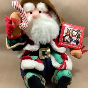 Plush Santa Claus by International Silver Company