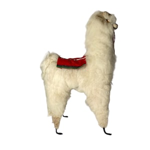 Pervuvian Alpaca Plush Toy Figurine Alpaca Wool
