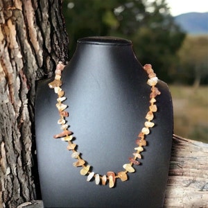 Vintage Natural Agate Necklace