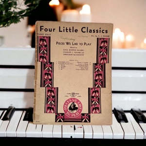 Four Little Classics Antique Sheet Music