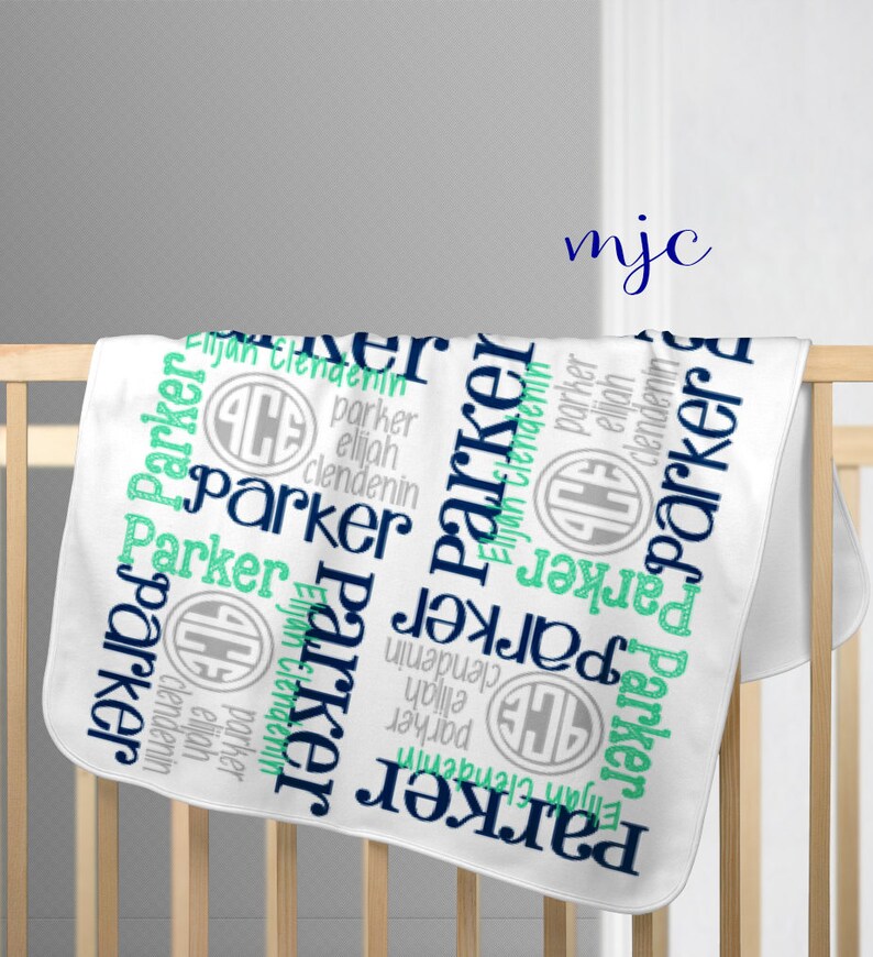 Name Baby Blanket Newborn Baby Blanket Baby Shower Gift Etsy
