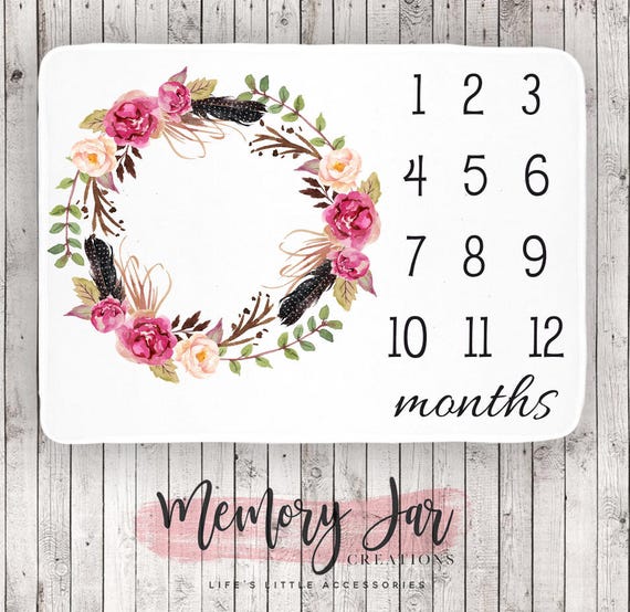 watch me grow blanket