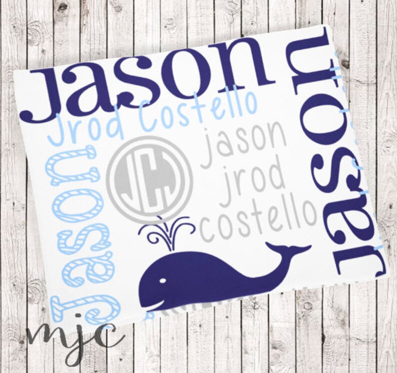 Baby Whale Blanket Newborn Baby Blanket Baby Shower Gift Etsy